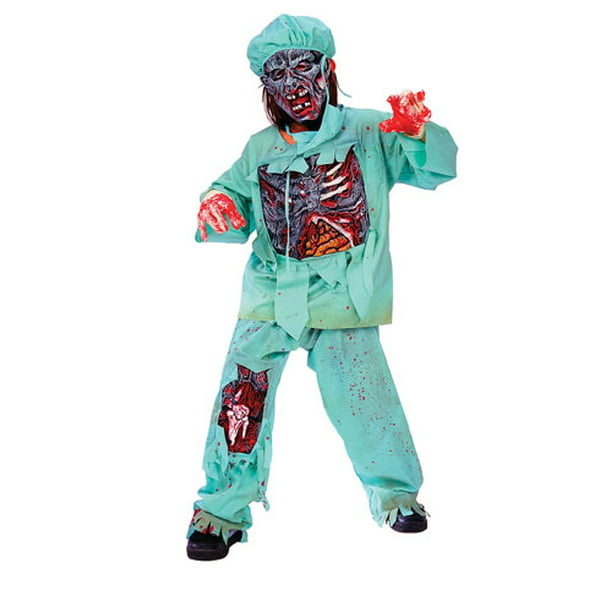 Children's Halloween Mad Scientist Killer Doctor Costume